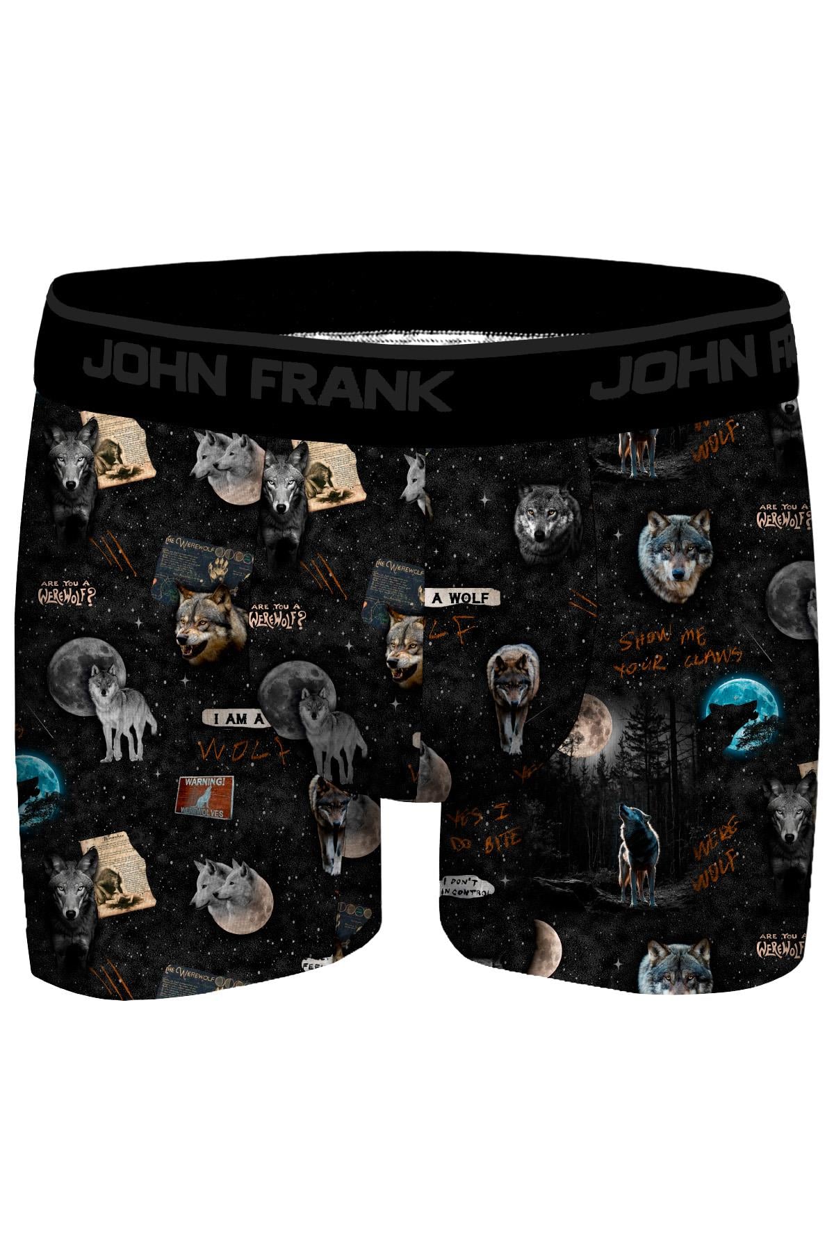 JOHN FRANK DİJİTAL BASKILI BOXER MULTICOLOR
