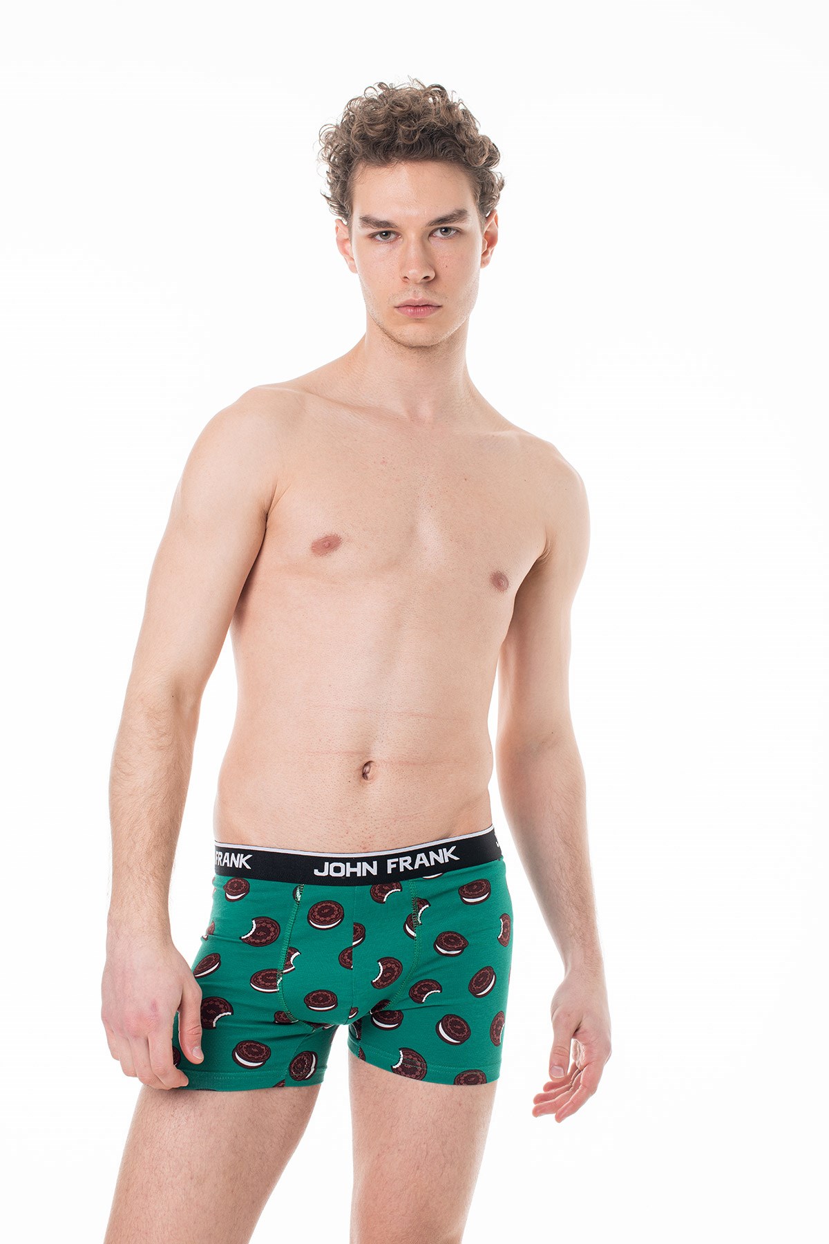 JOHN FRANK DİJİTAL BASKILI BOXER MULTICOLOR