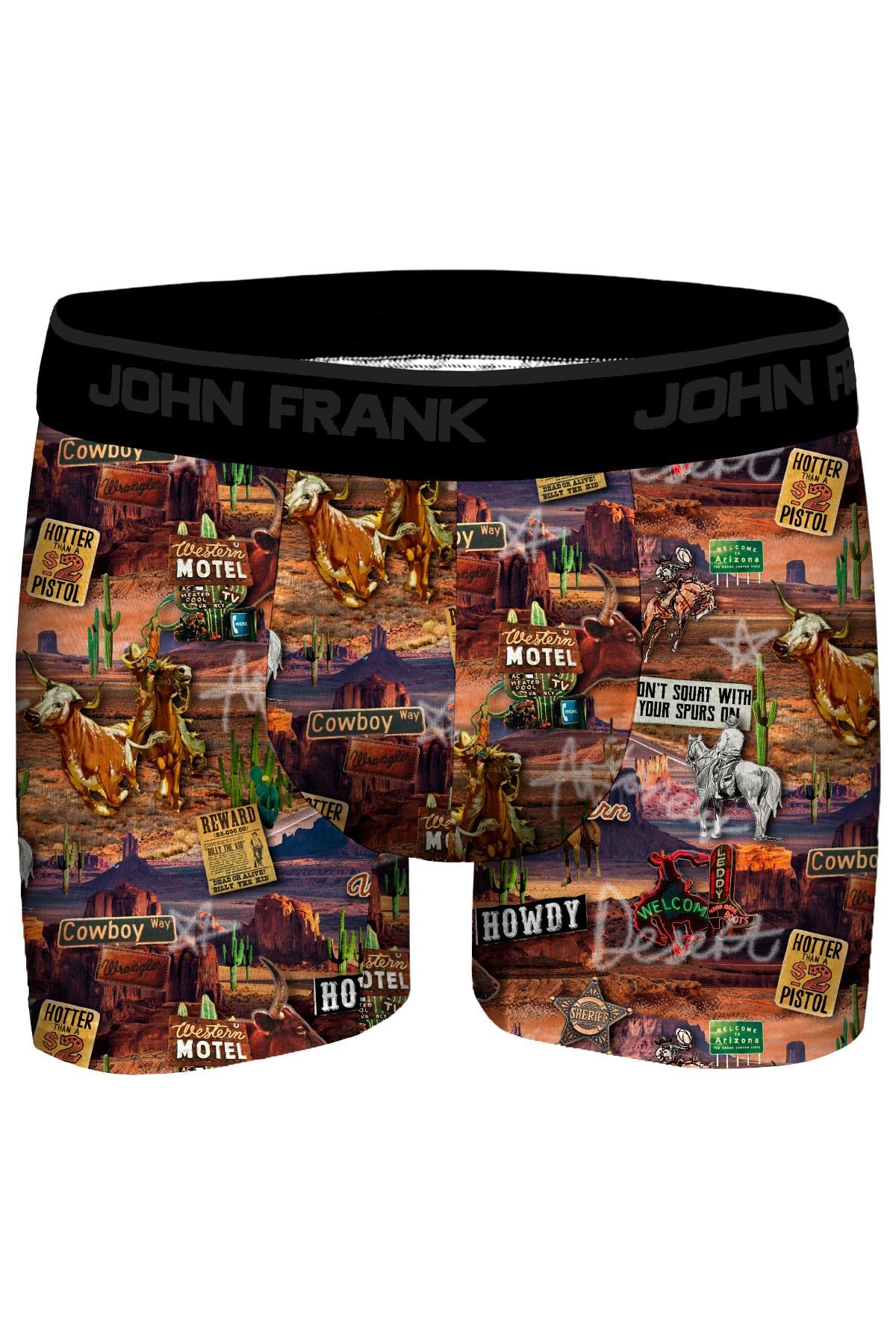 JOHN FRANK DİJİTAL BASKILI BOXER MULTICOLOR