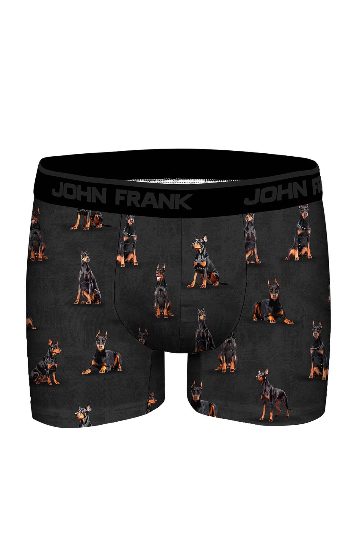 JOHN FRANK DİJİTAL BASKILI BOXER MULTICOLOR