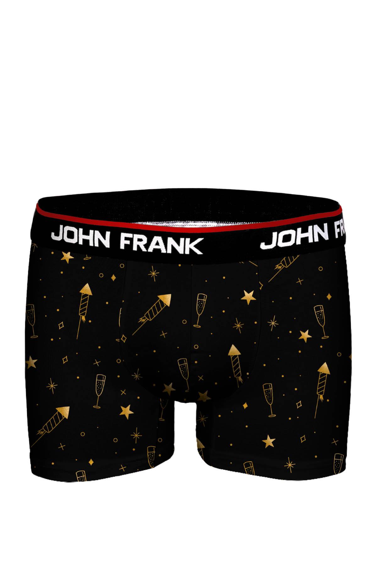 JOHN FRANK DİJİTAL BASKILI BOXER MULTICOLOR