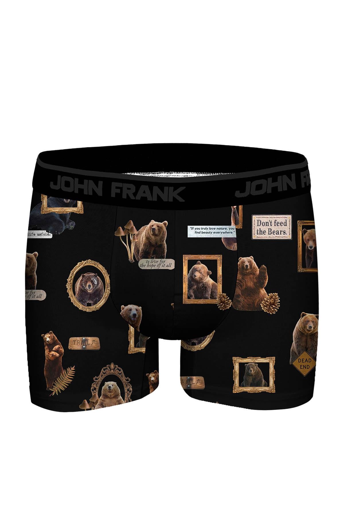 JOHN FRANK DİJİTAL BASKILI BOXER MULTICOLOR