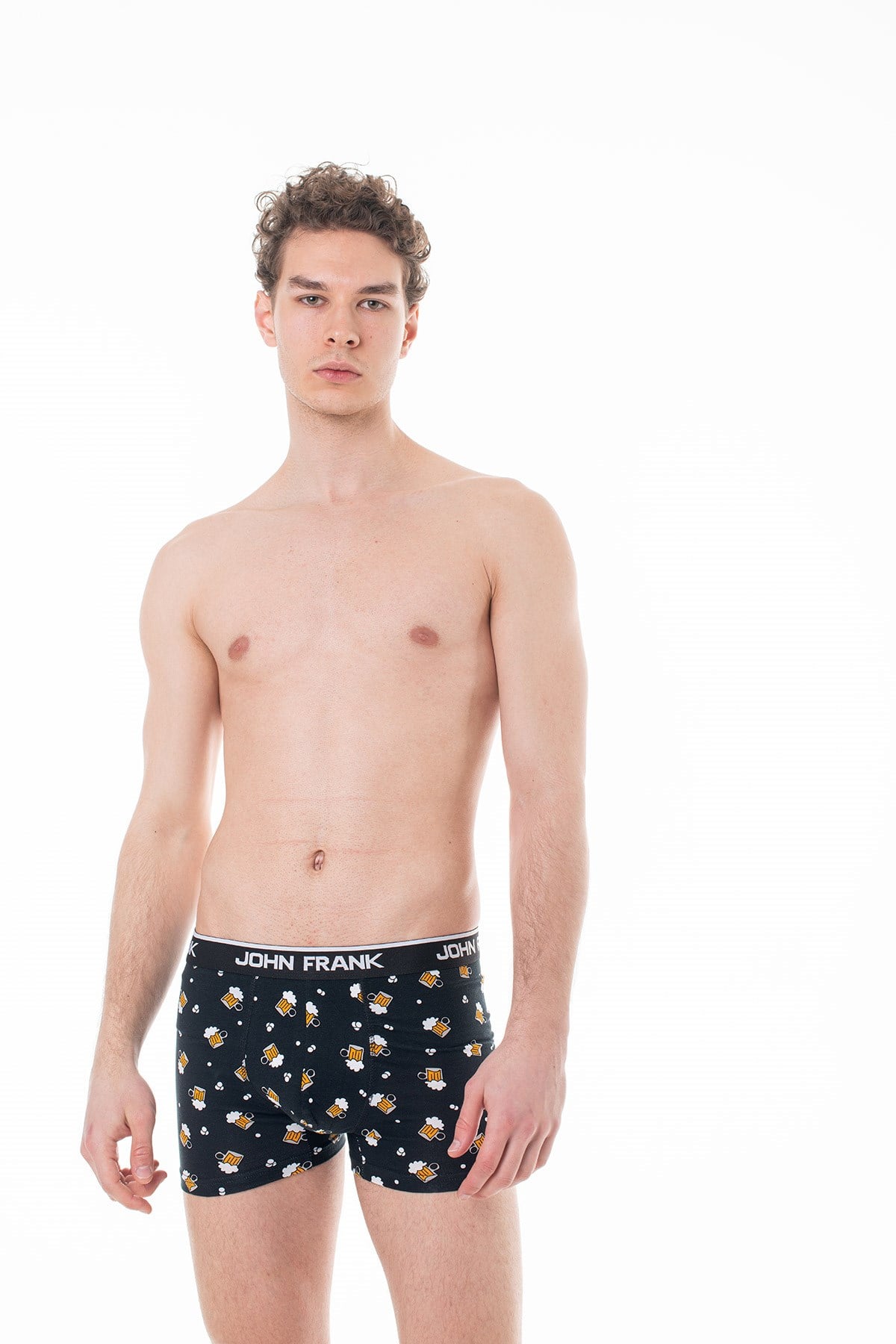 JOHN FRANK DİJİTAL BASKILI BOXER MULTICOLOR