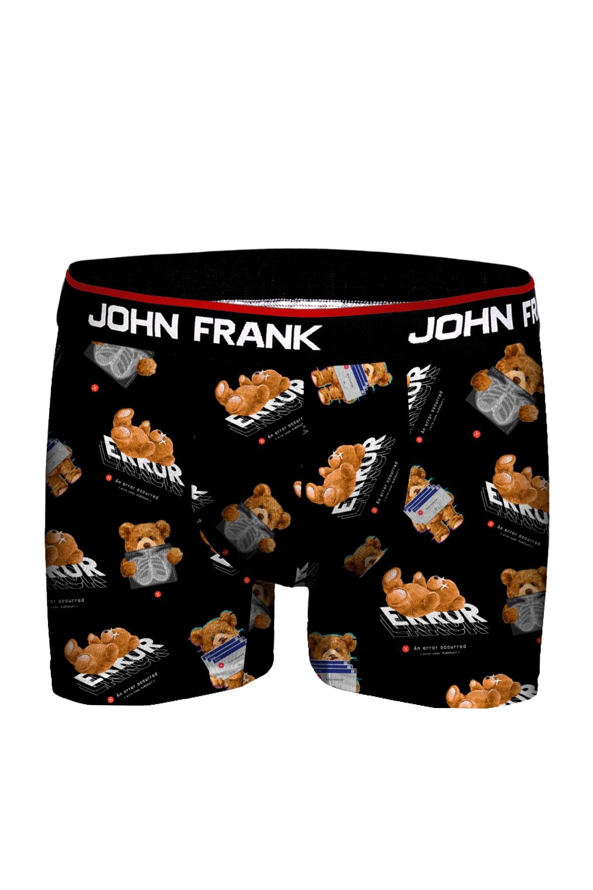 JOHN FRANK DİJİTAL BASKILI BOXER MULTICOLOR