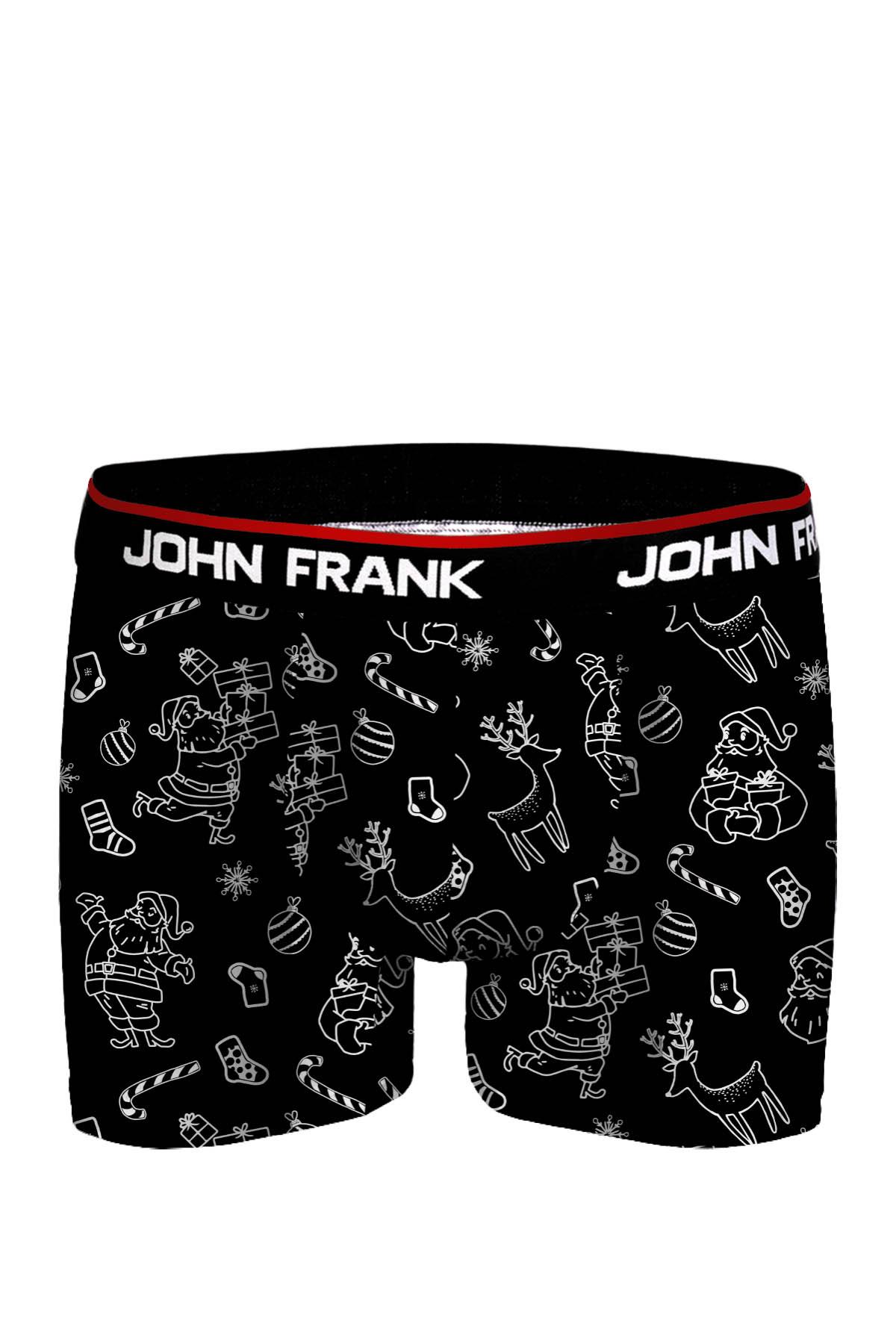 JOHN FRANK DİJİTAL BASKILI BOXER MULTICOLOR