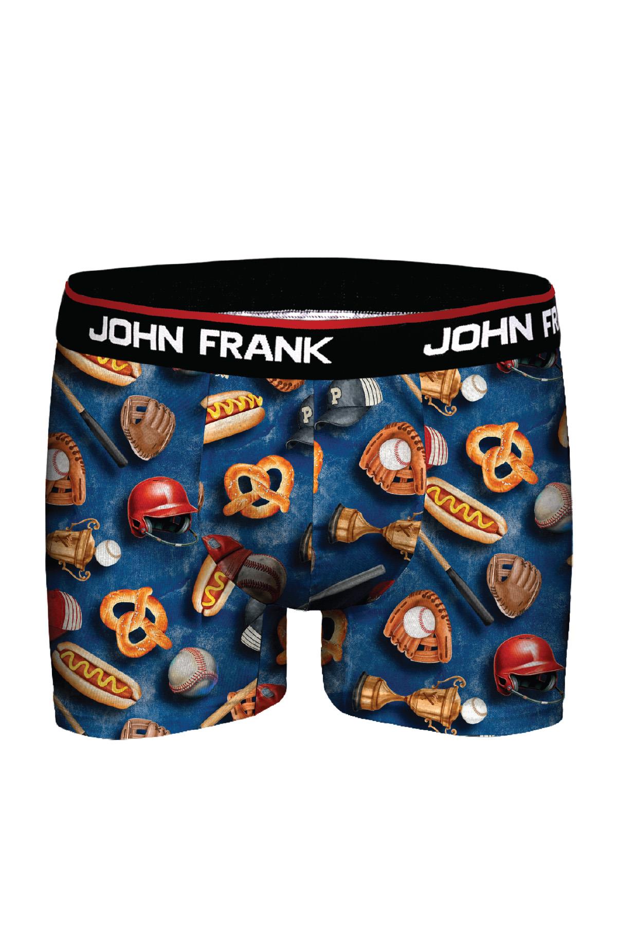 JOHN FRANK DİJİTAL BASKILI BOXER MULTICOLOR