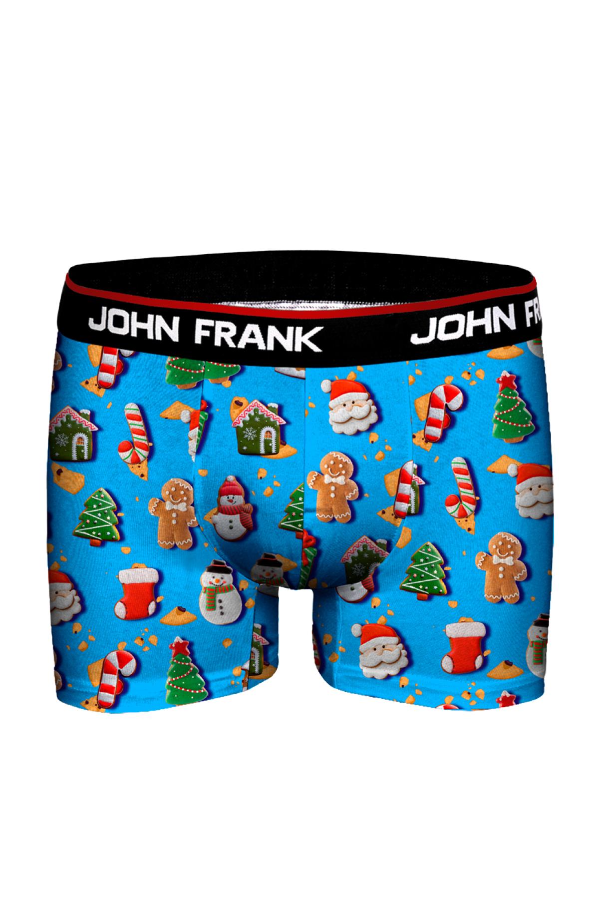 JOHN FRANK DİJİTAL BASKILI BOXER MULTICOLOR