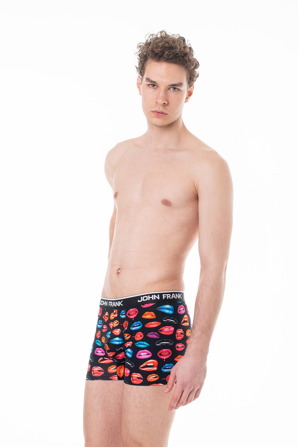 JOHN FRANK DİJİTAL BASKILI BOXER MULTICOLOR