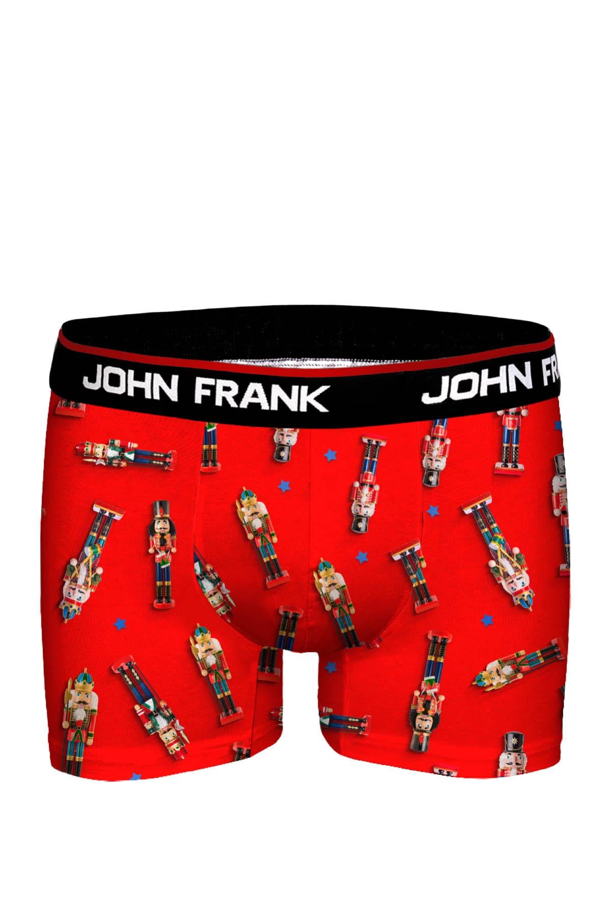 JOHN FRANK DİJİTAL BASKILI BOXER MULTICOLOR