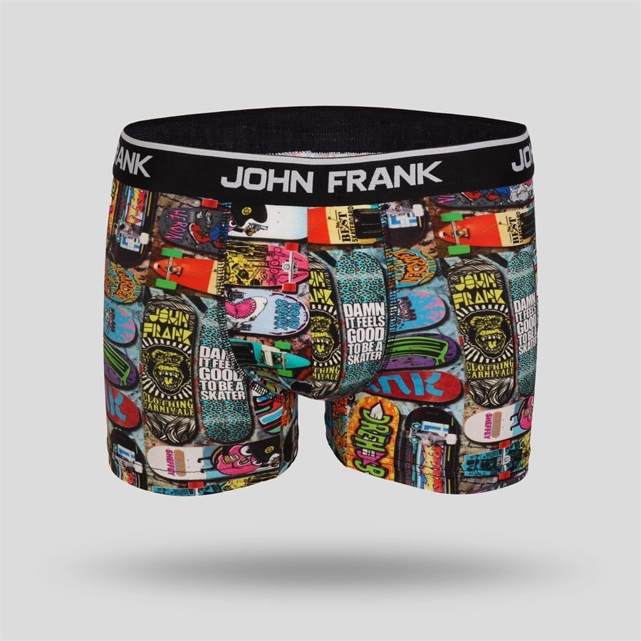 John Frank Dijital Baskılı Erkek Boxer Multıcolor (JFB71)
