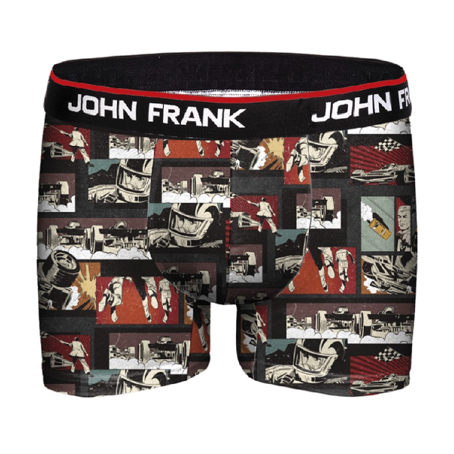 JOHN FRANK DİJİTAL BASKILI BOXER MULTICOLOR