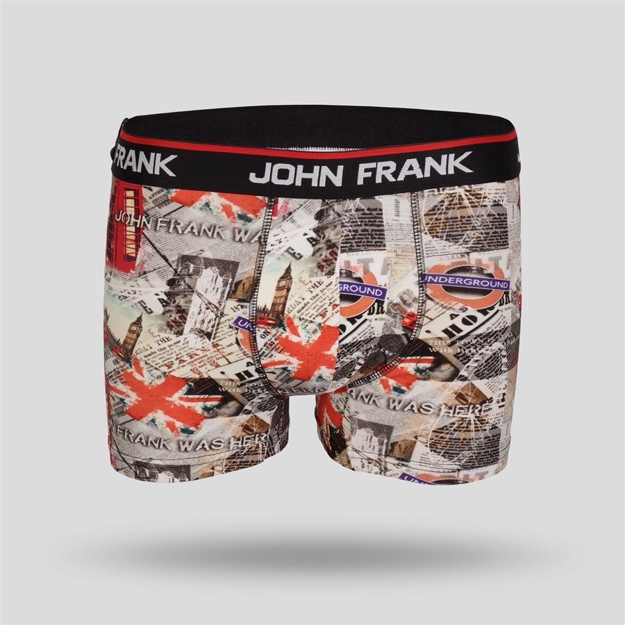 John Frank Dijital Baskılı Erkek Boxer Multıcolor (JFB78)