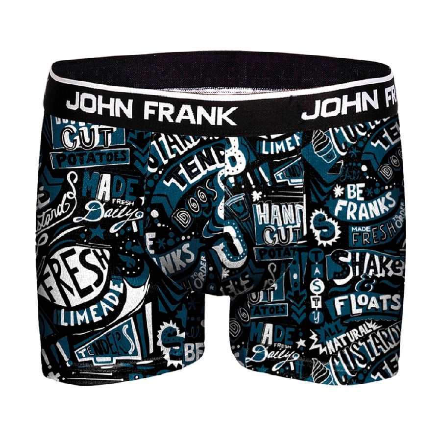 JOHN FRANK DİJİTAL BASKILI BOXER MULTICOLOR