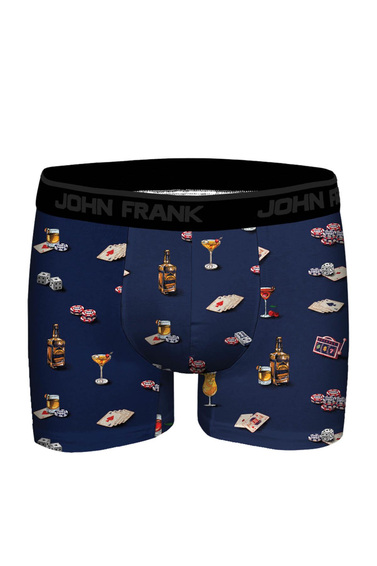 JOHN FRANK DİJİTAL BASKILI MODAL BOXER MULTICOLOR