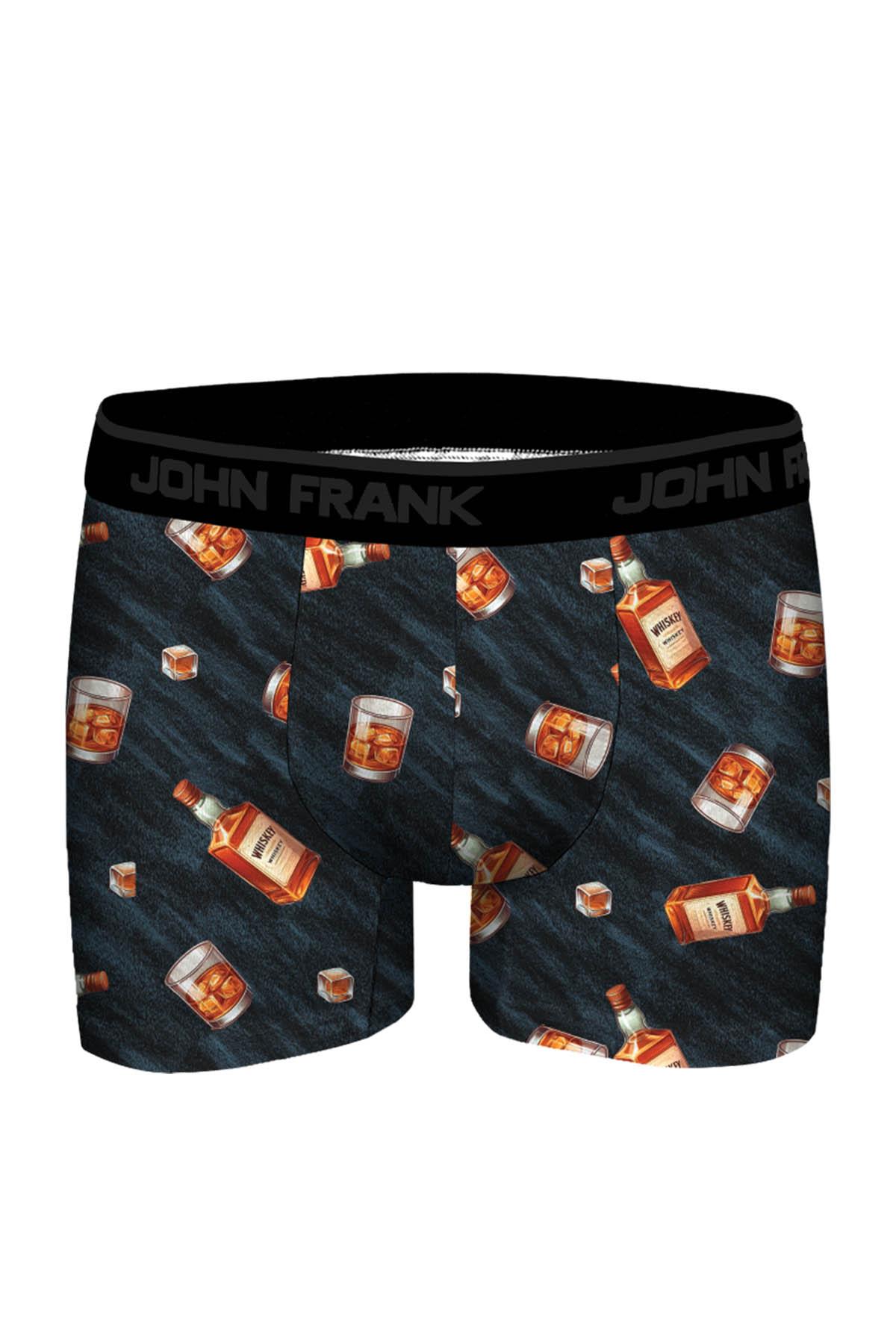 JOHN FRANK DİJİTAL BASKILI MODAL BOXER MULTICOLOR