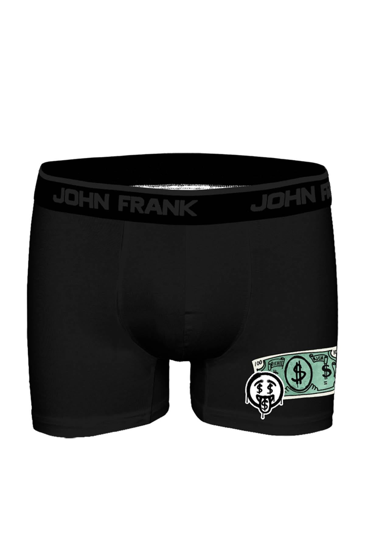 JOHN FRANK DİJİTAL BASKILI MODAL BOXER MULTICOLOR