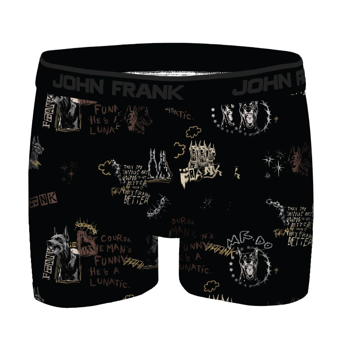 JOHN FRANK DİJİTAL BASKILI MODAL BOXER MULTICOLOR
