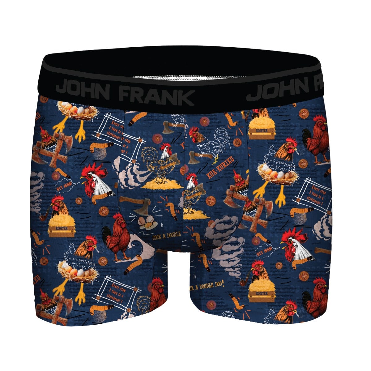 JOHN FRANK DİJİTAL BASKILI MODAL BOXER MULTICOLOR
