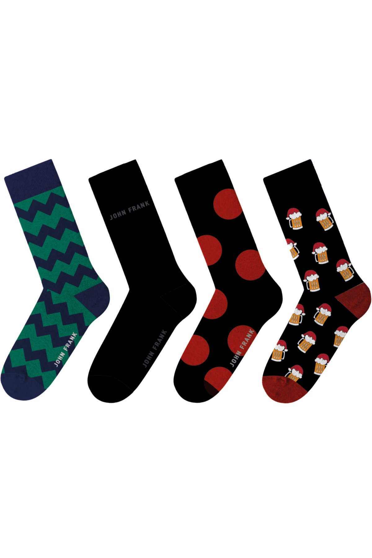 JOHN FRANK DÖRTLÜ CHRISTMAS UZUN ÇORAP MULTICOLOR
