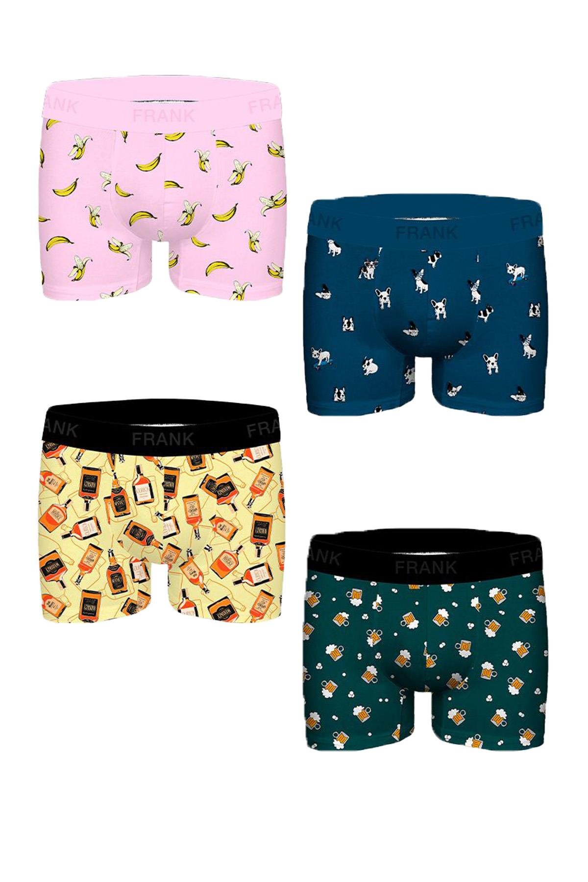 JOHN FRANK DÖRTLÜ MIX BOXER MULTICOLOR