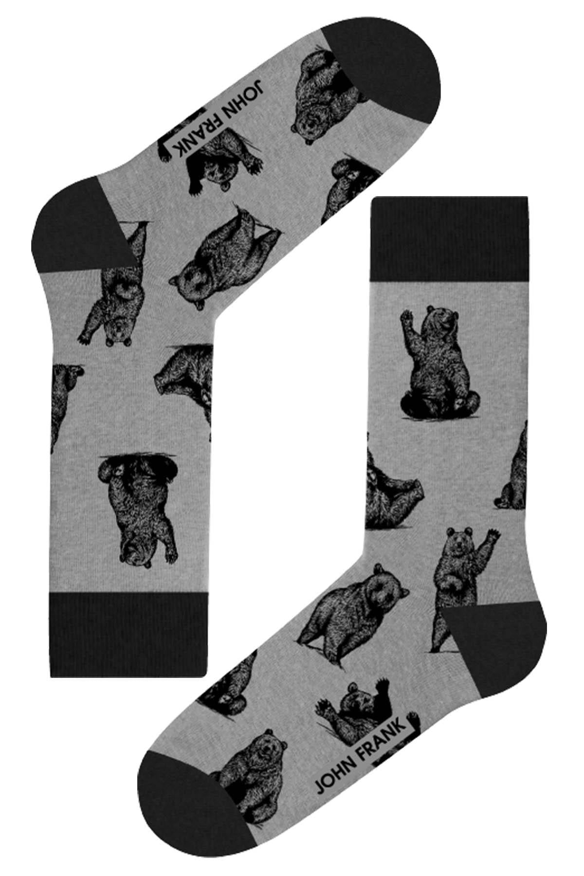 JOHN FRANK EIGHTY FIVE UZUN ÇORAP GRİ