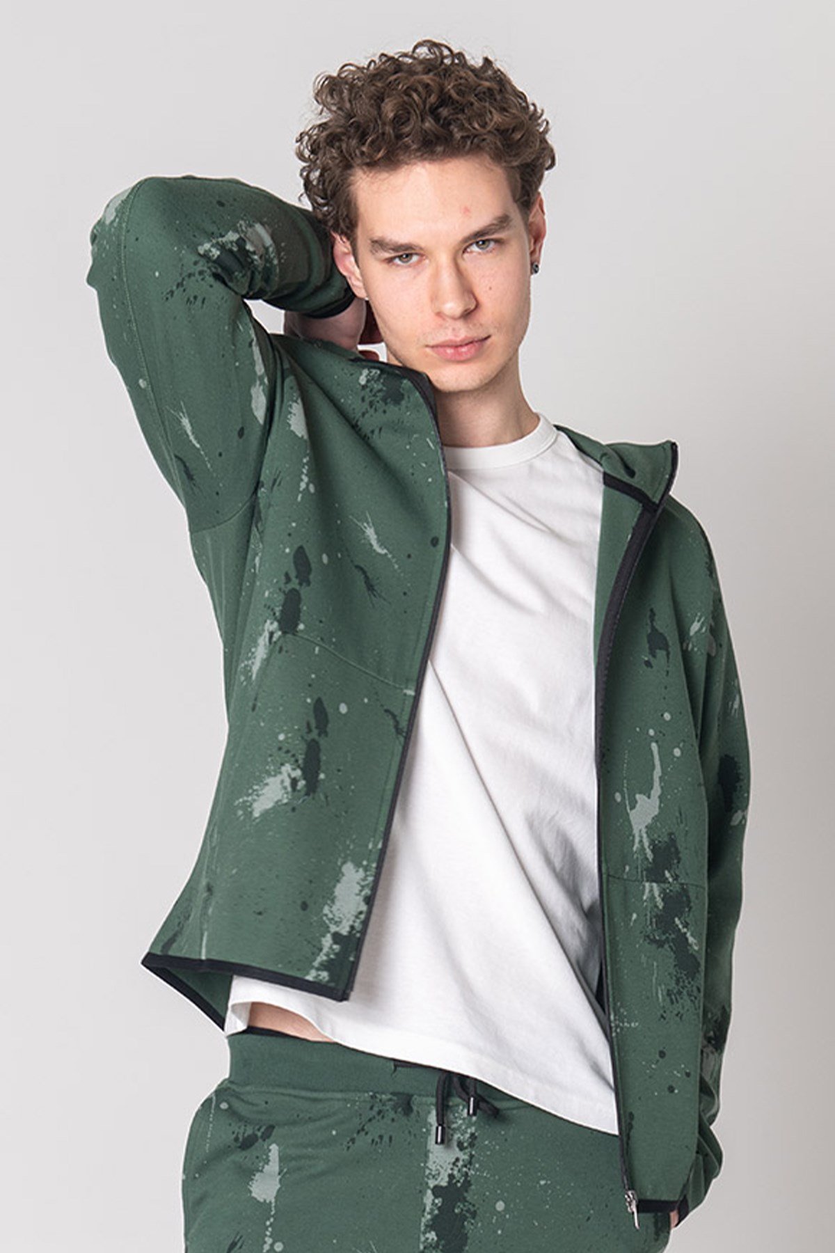 JOHN FRANK IDENTITY SWEATSHIRT HAKİ