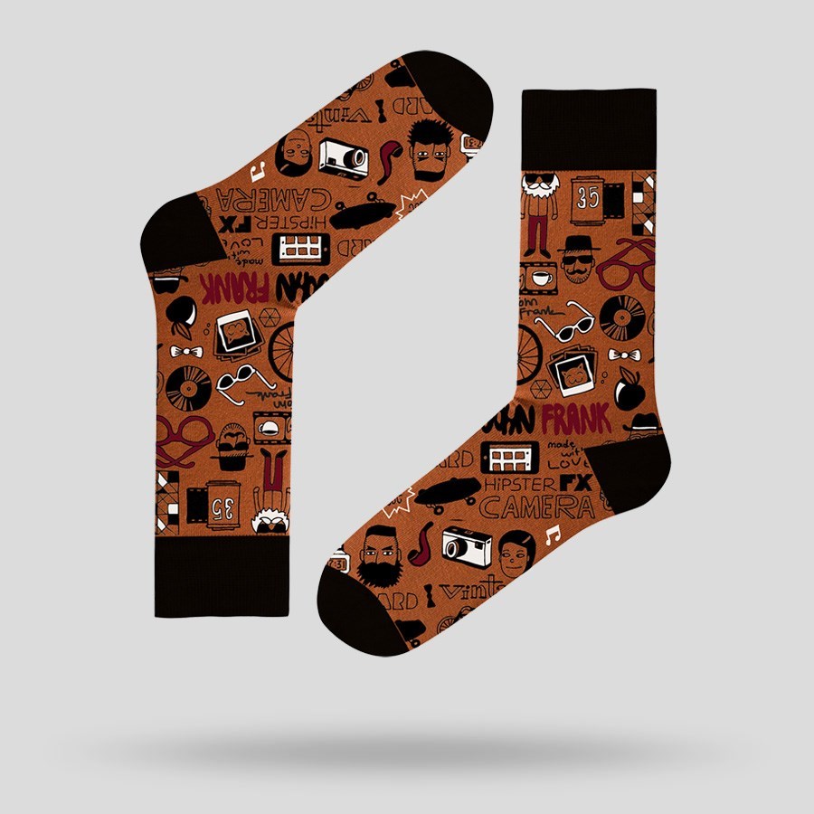 John Frank Fun Socks 17W Uzun Çorap Multıcolor (JFLSF17W04)