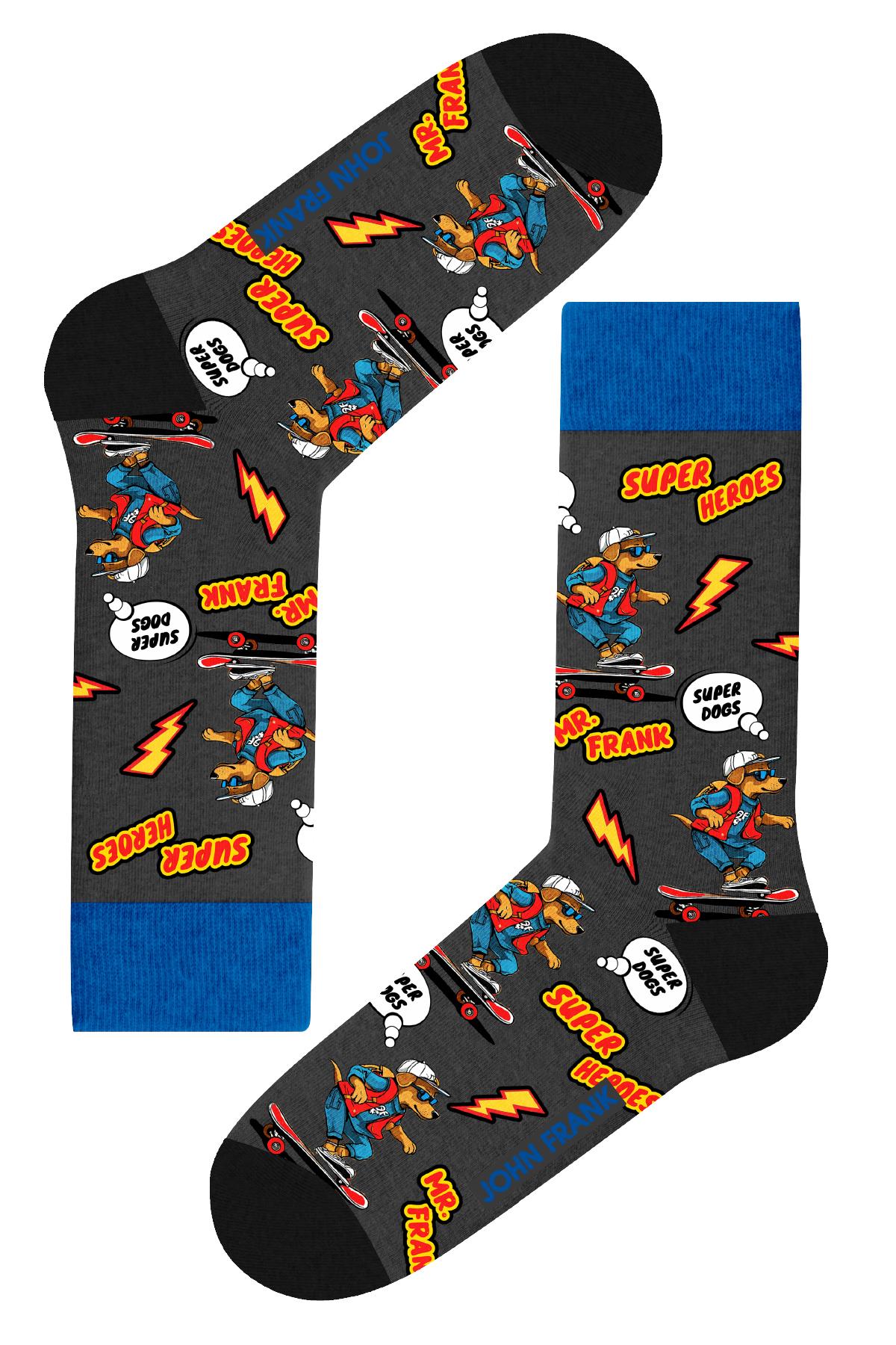 JOHN FRANK FUN SOCKS UZUN ÇORAP MULTICOLOR