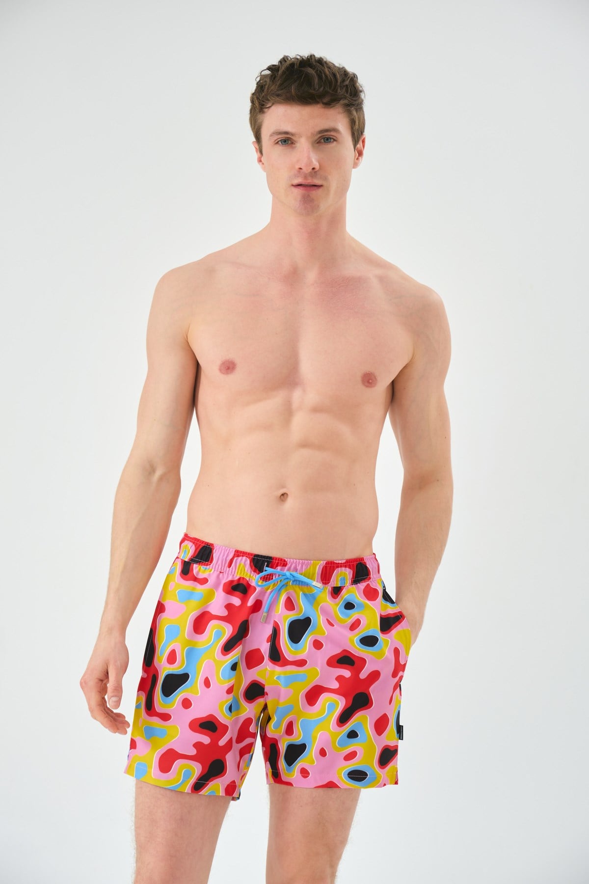 JOHN FRANK ALL OVER MAYO ŞORT GTS MULTICOLOR
