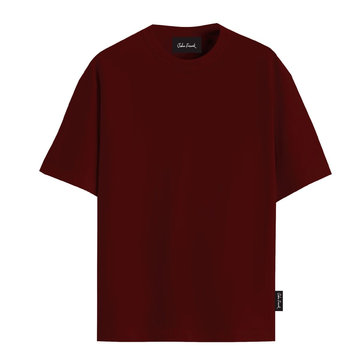 JOHN FRANK KOTON MODAL T-SHIRT BORDO