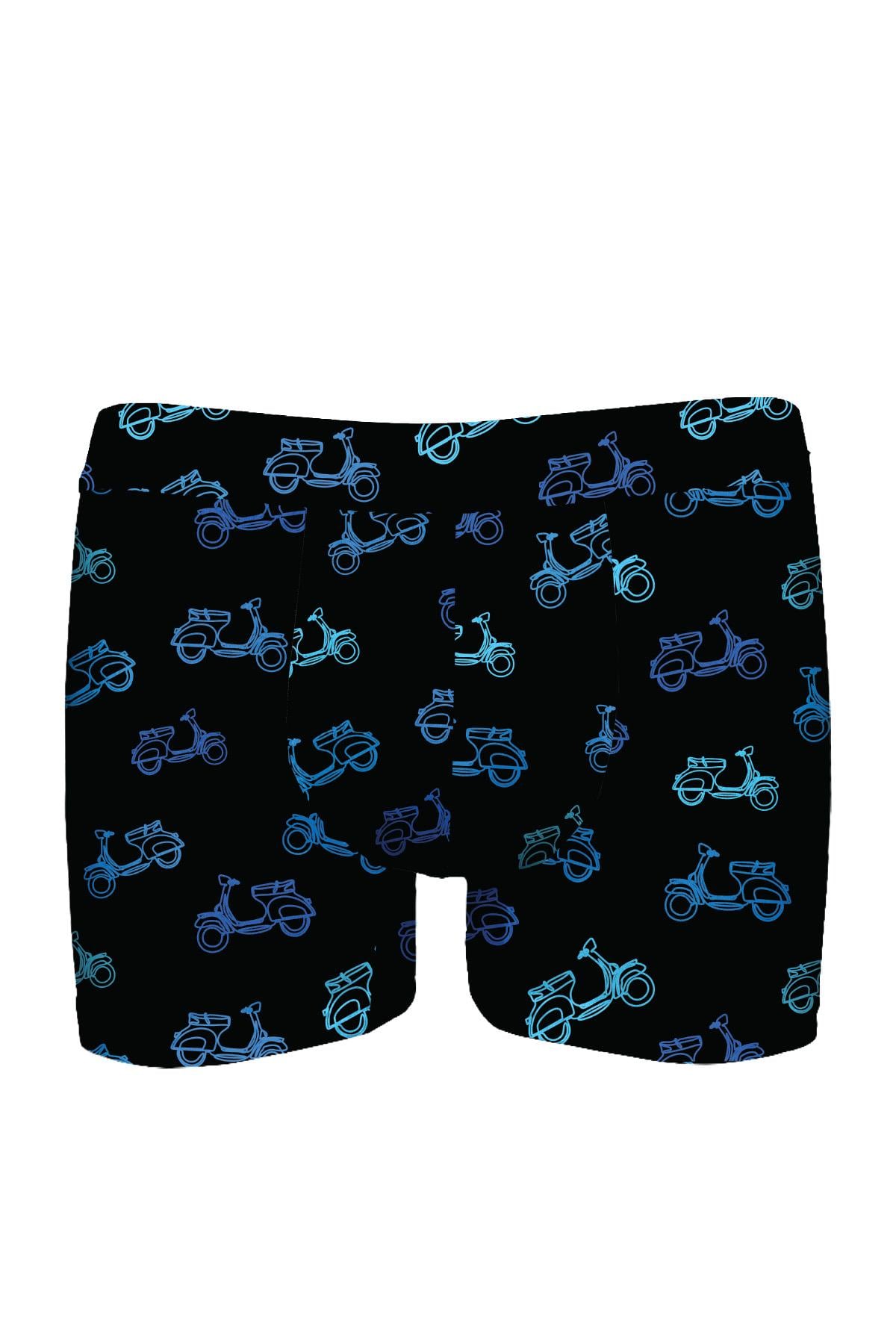 JOHN FRANK LASTİĞİ BASKILI MODAL BOXER MULTICOLOR
