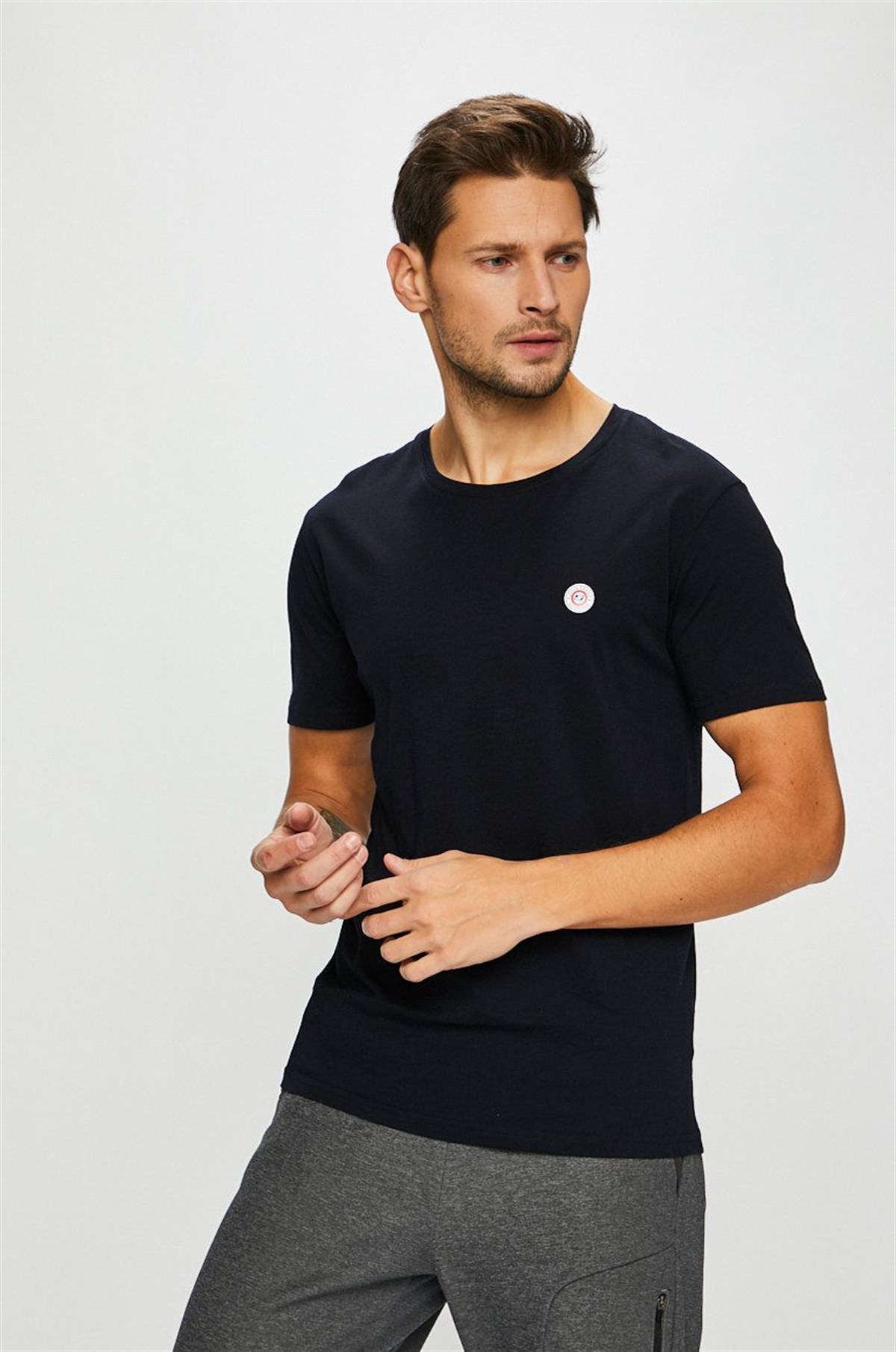 John Frank Marine Lacivert T-Shirt