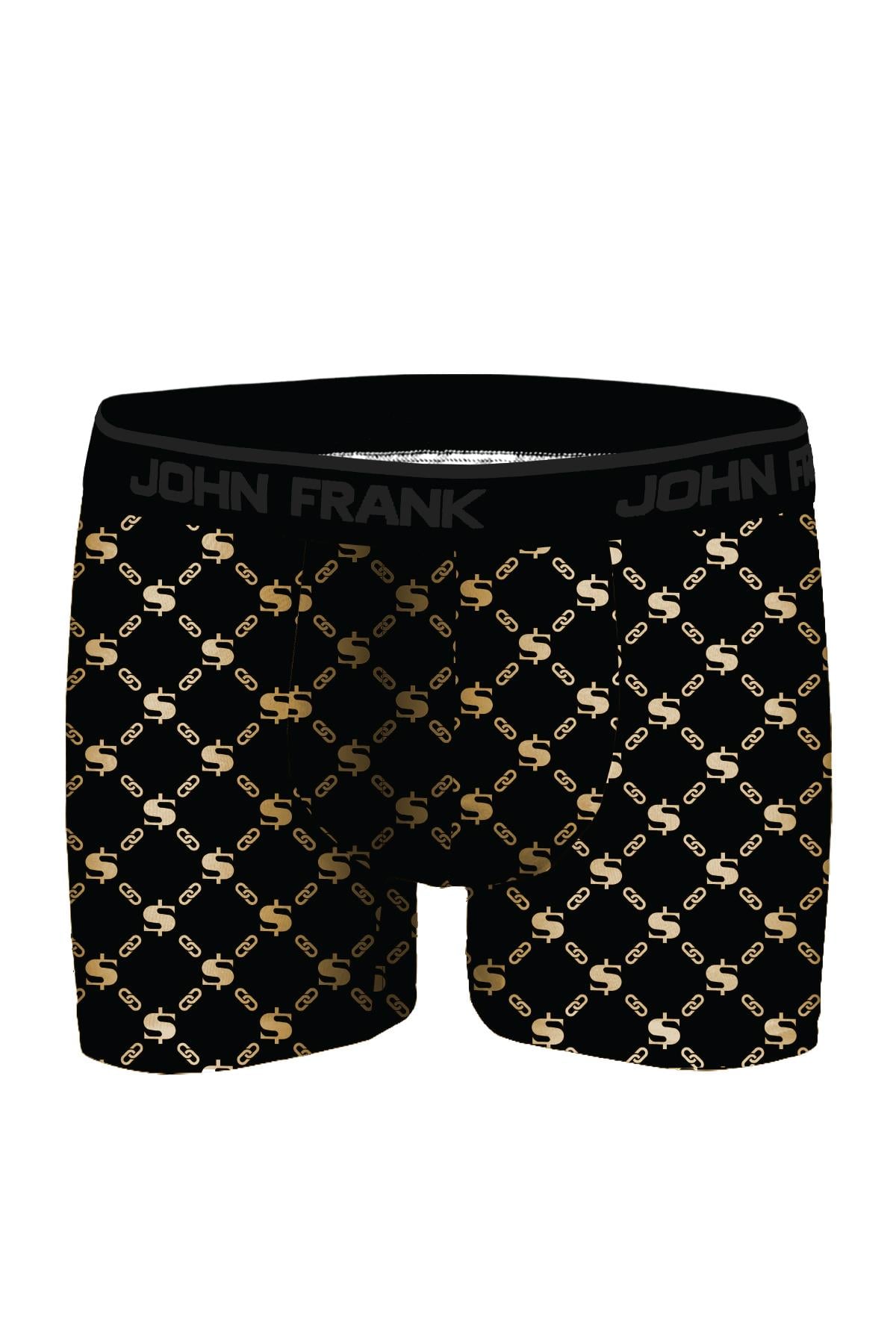 JOHN FRANK METALİK DİJİTAL BASKILI BOXER MULTICOLOR