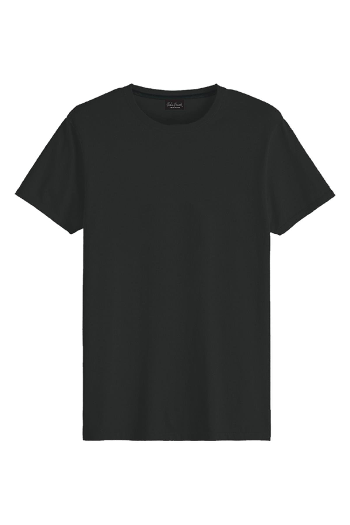 JOHN FRANK MODAL T-SHIRT ANTRASİT