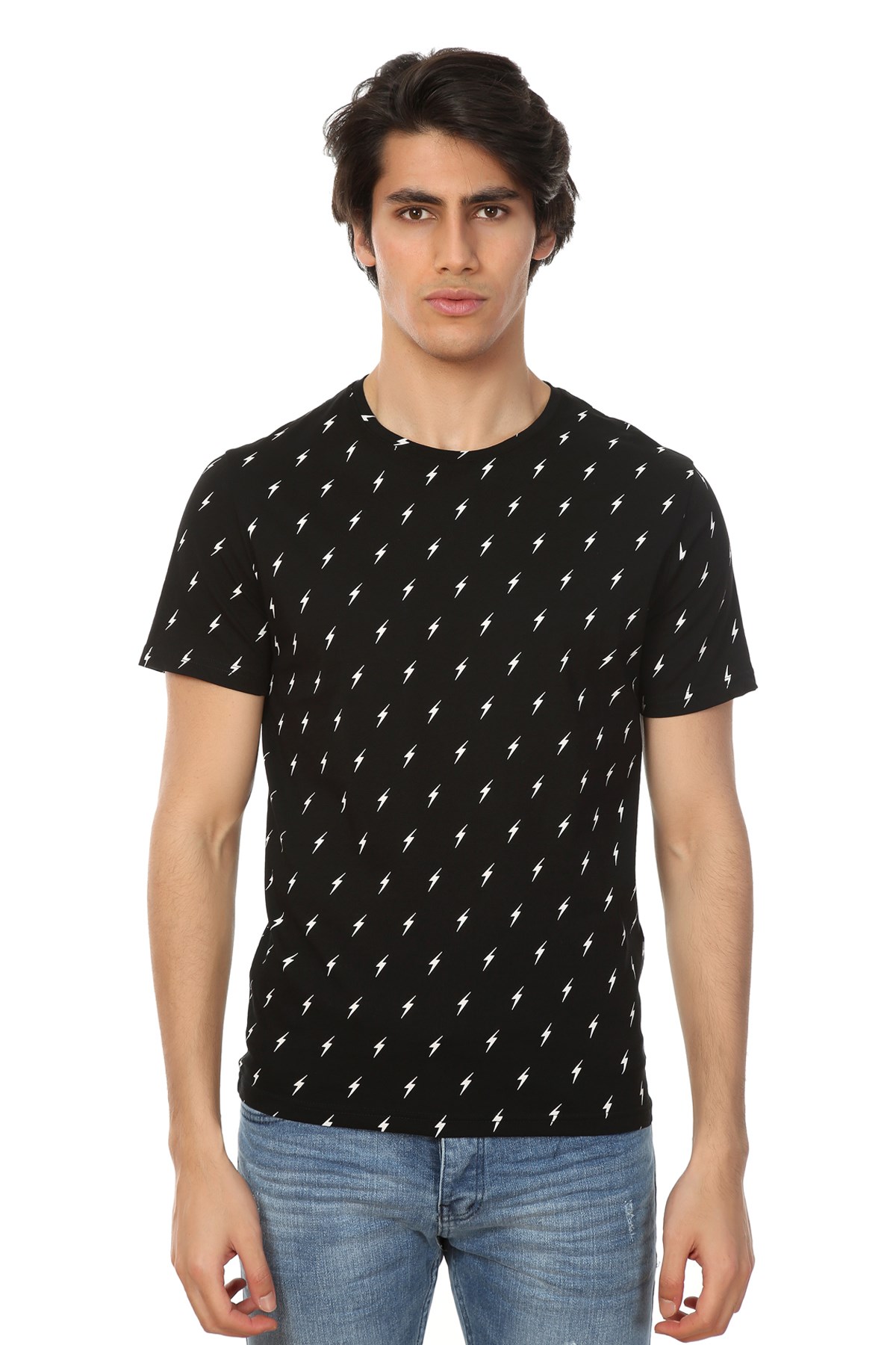 JOHN FRANK MONOCHROME T-SHIRT MULTICOLOR