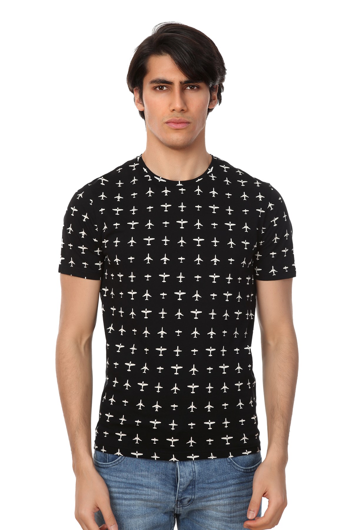 JOHN FRANK MONOCHROME T-SHIRT MULTICOLOR
