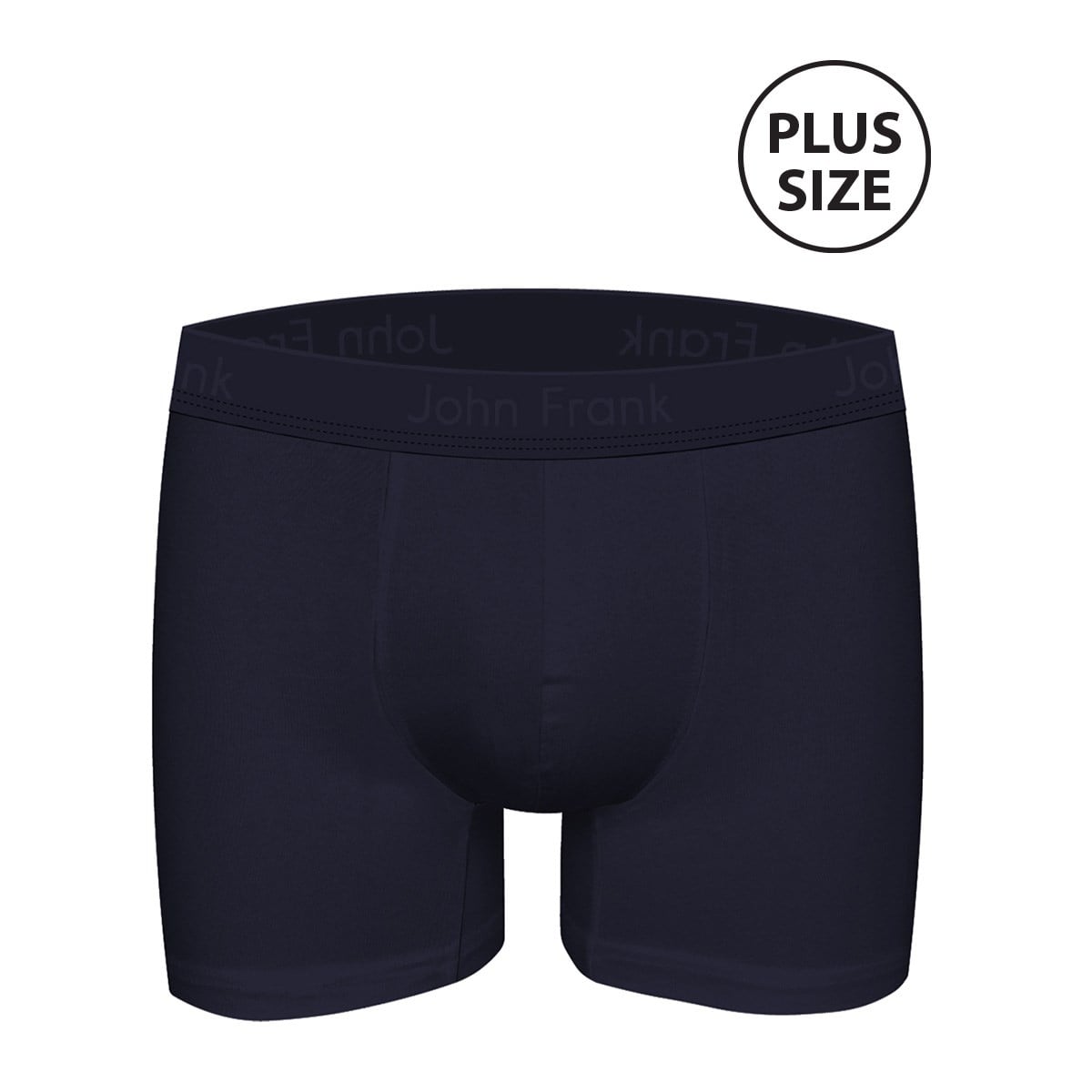 JOHN FRANK NATURAL MODAL PLUS SIZE BOXER LACİVERT