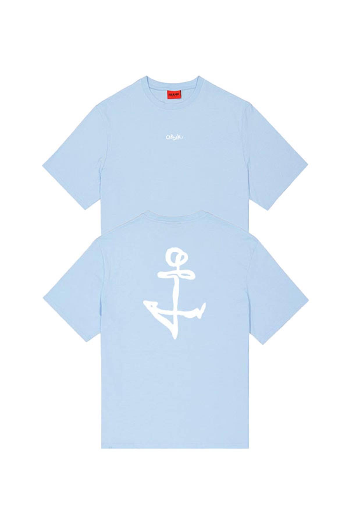 JOHN FRANK OVERSIZE T-SHIRT AÇIK MAVİ