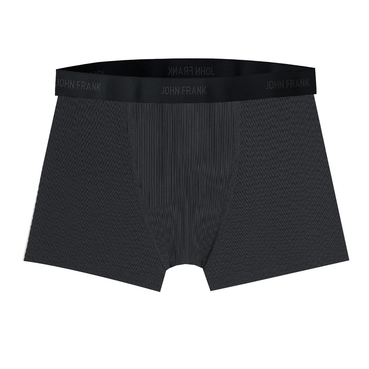 JOHN FRANK PAMUK MODAL 2X1 RIB BOXER SİYAH