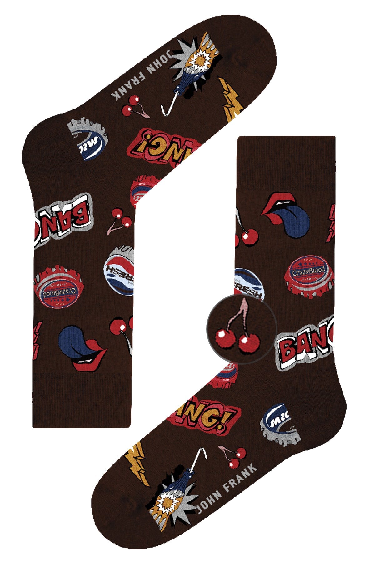 JOHN FRANK FUN SOCKS UZUN ÇORAP MULTICOLOR