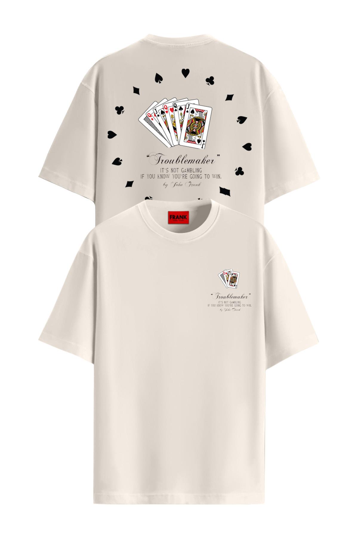 JOHN FRANK PRINTED T-SHIRT BEJ