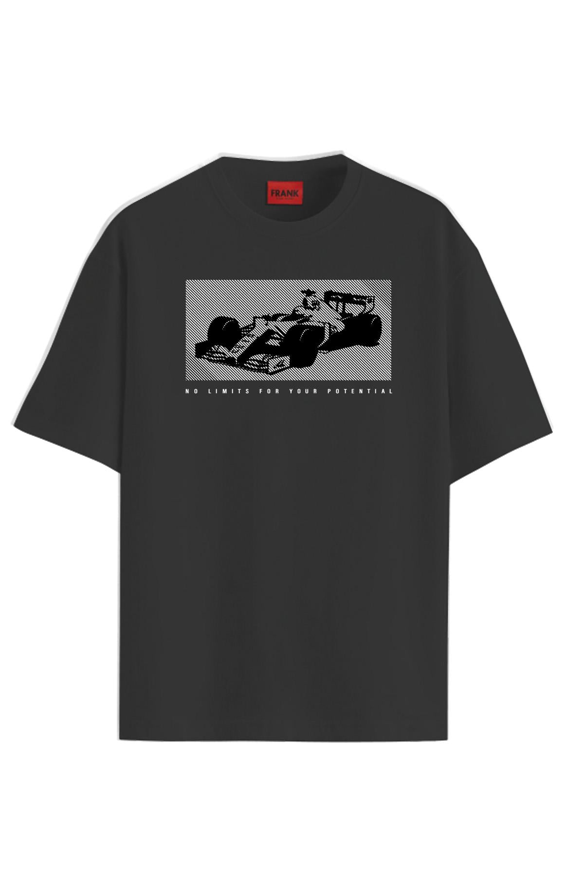 JOHN FRANK PRINTED T-SHIRT SİYAH