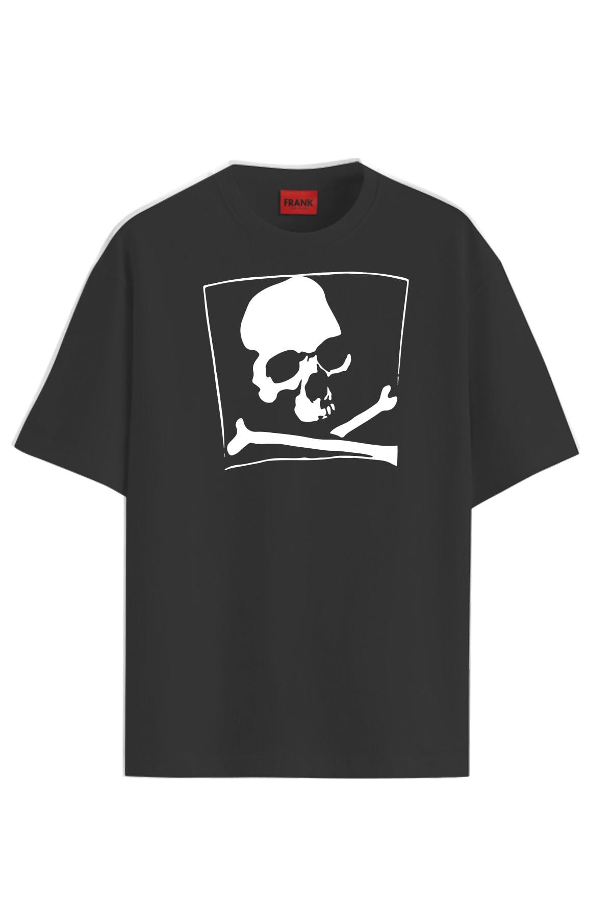 JOHN FRANK PRINTED T-SHIRT SİYAH