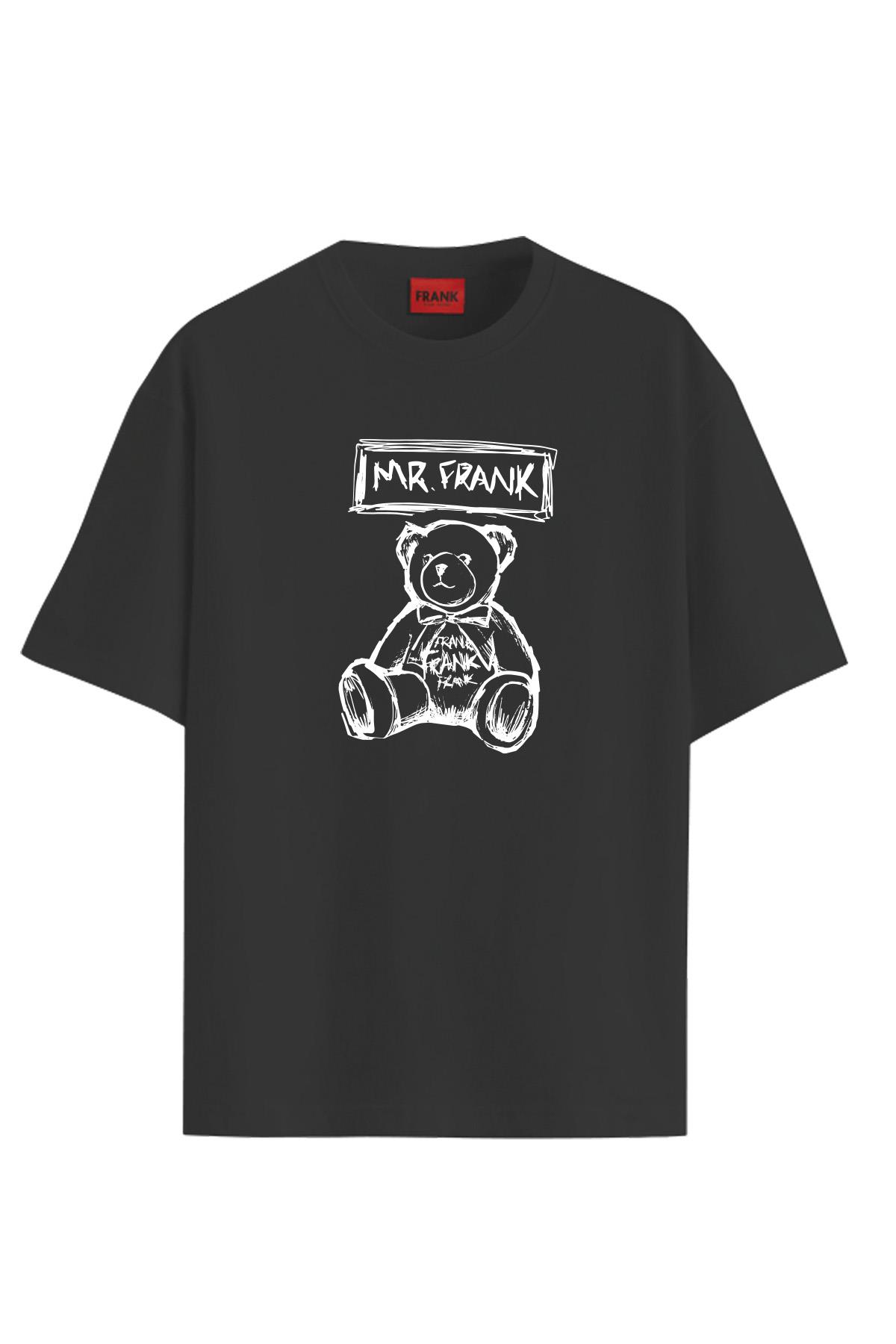 JOHN FRANK PRINTED T-SHIRT SİYAH
