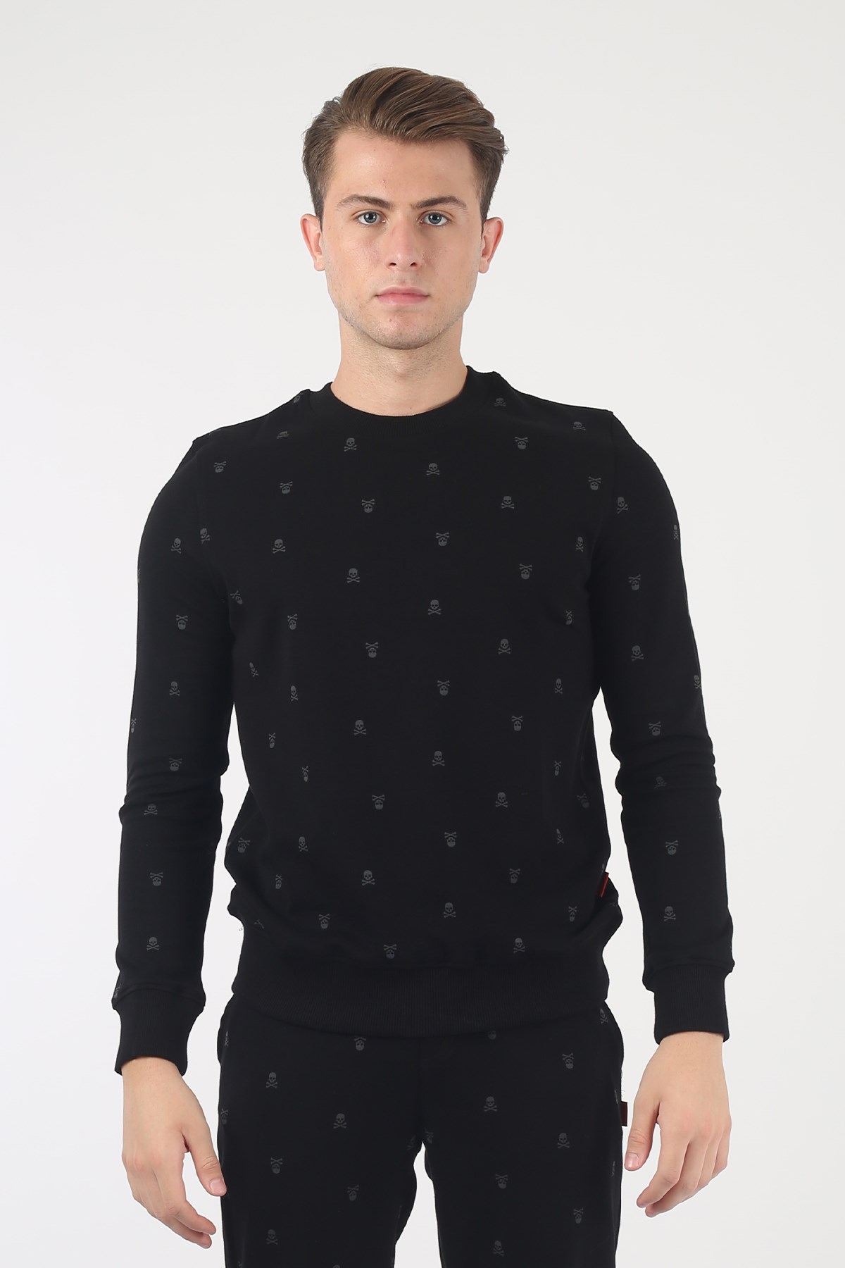 JOHN FRANK IDENTITY SWEATSHIRT SİYAH