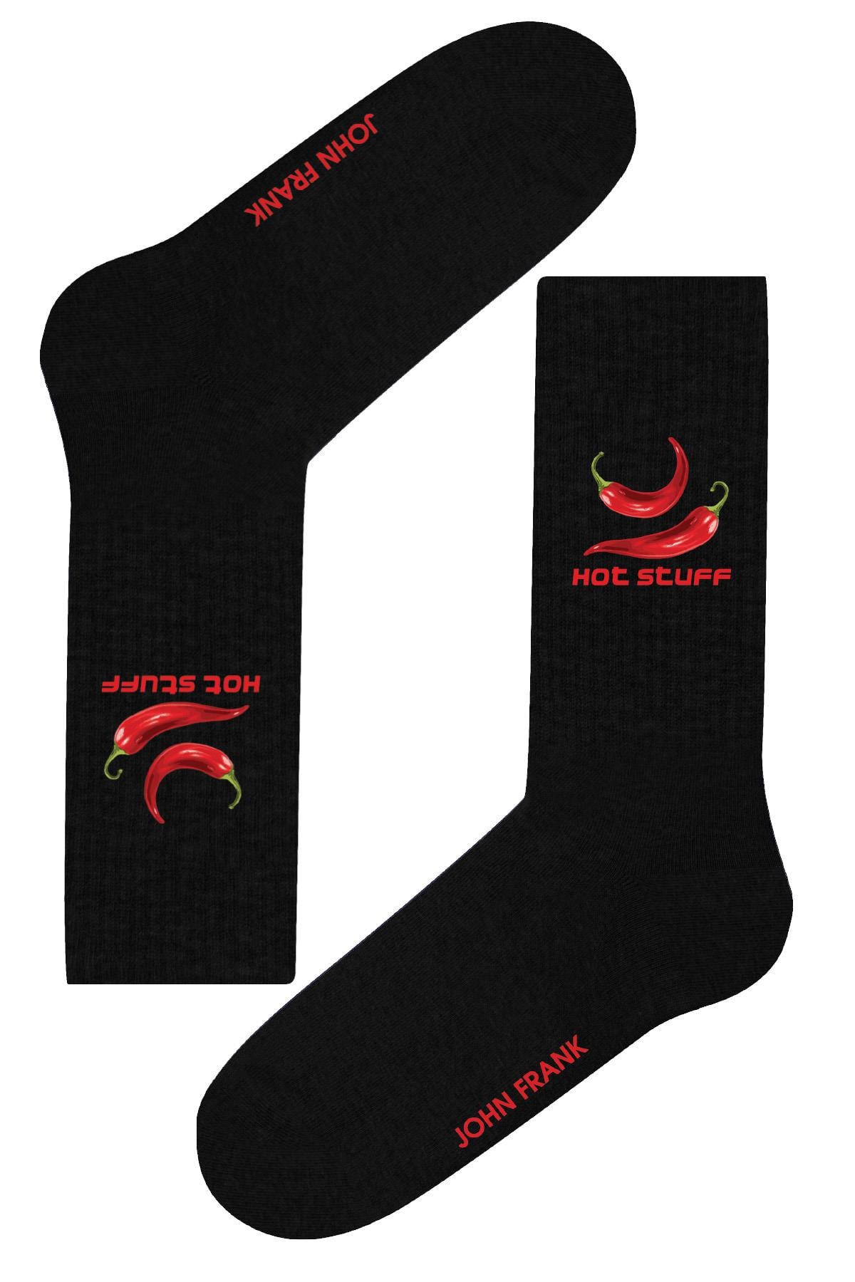 JOHN FRANK SPORT MODAL UZUN ÇORAP SİYAH