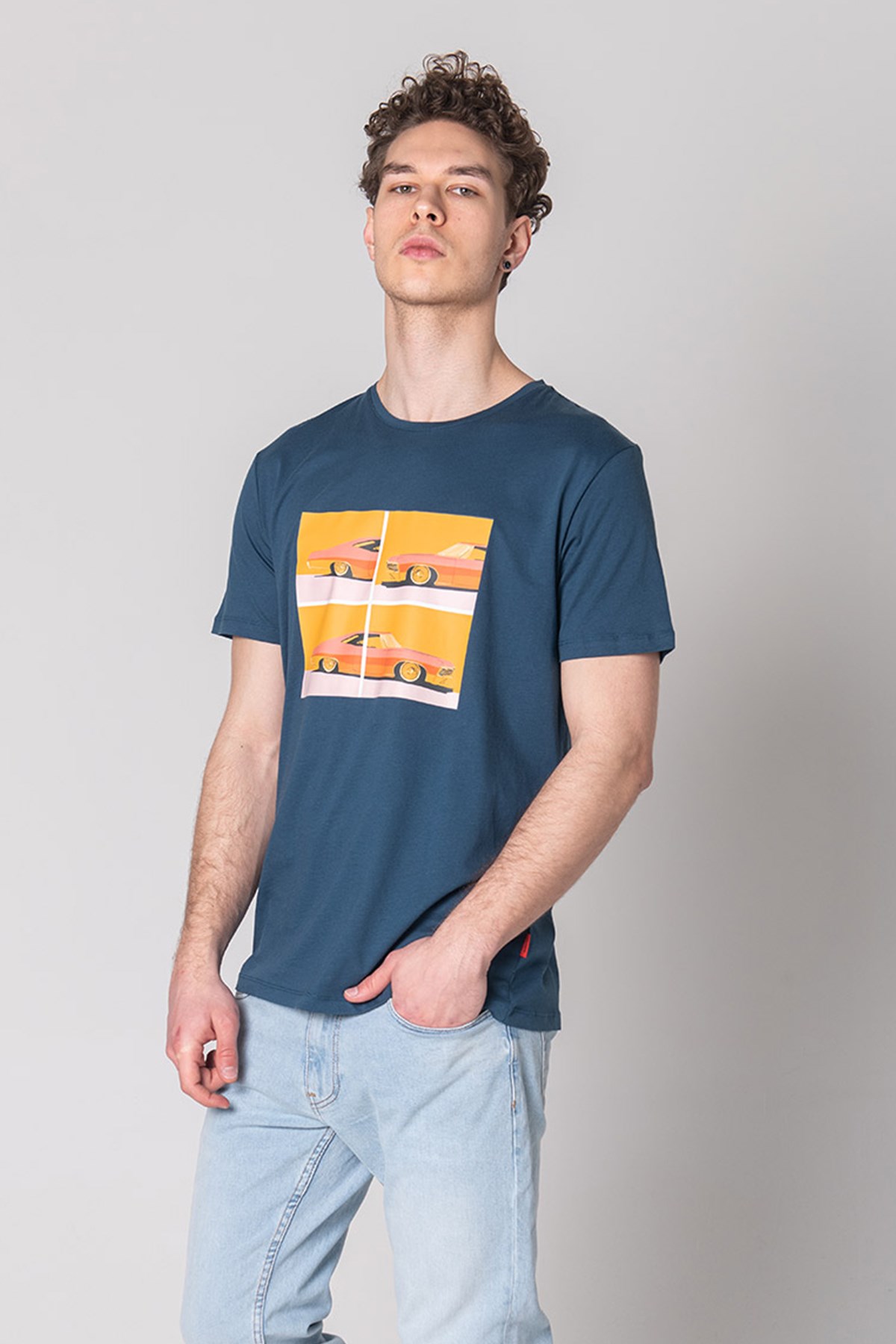 JOHN FRANK BASKILI COOL T-SHIRT MULTICOLOR