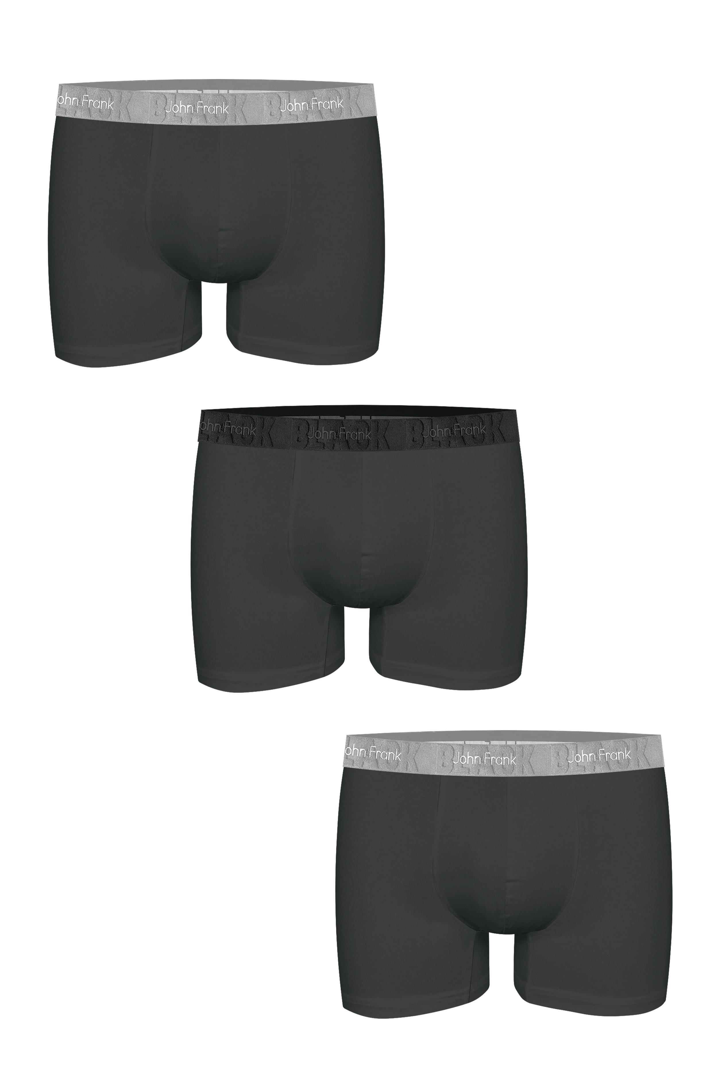 JOHN FRANK ÜÇLÜ BLACK BOXER