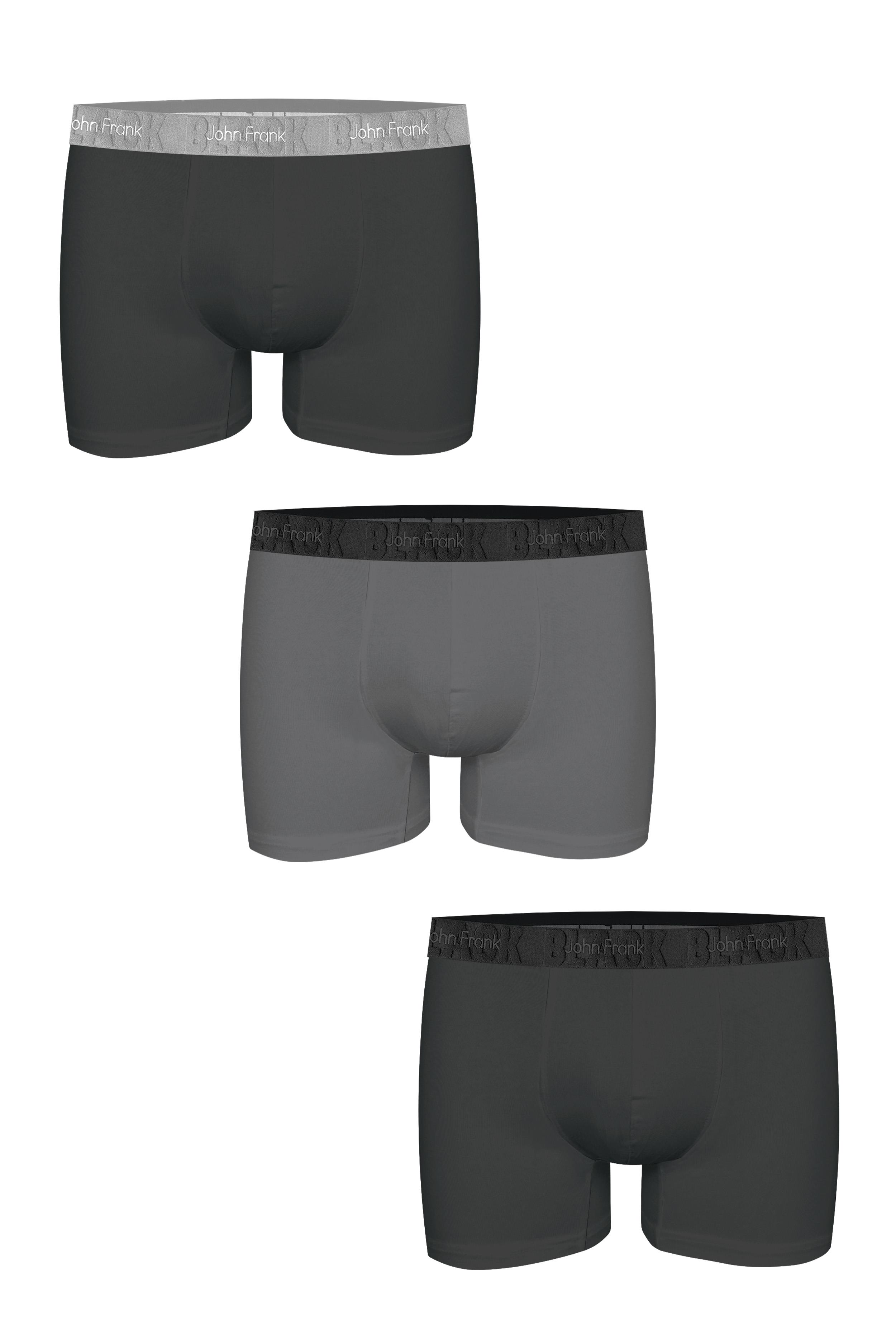 JOHN FRANK ÜÇLÜ BLACK BOXER