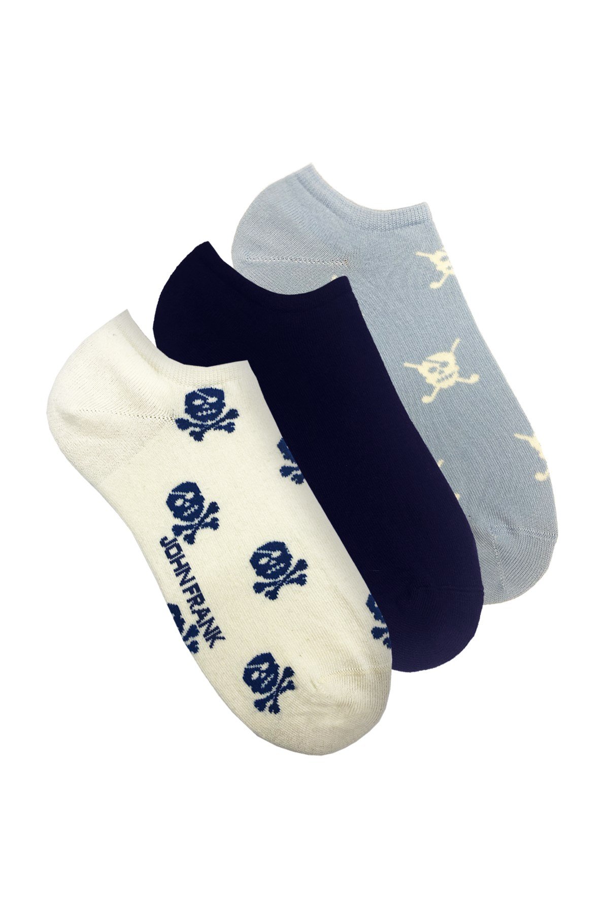 JOHN FRANK ÜÇLÜ KISA ÇORAP MULTICOLOR